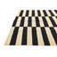 Tapis noir et blanc Parrett