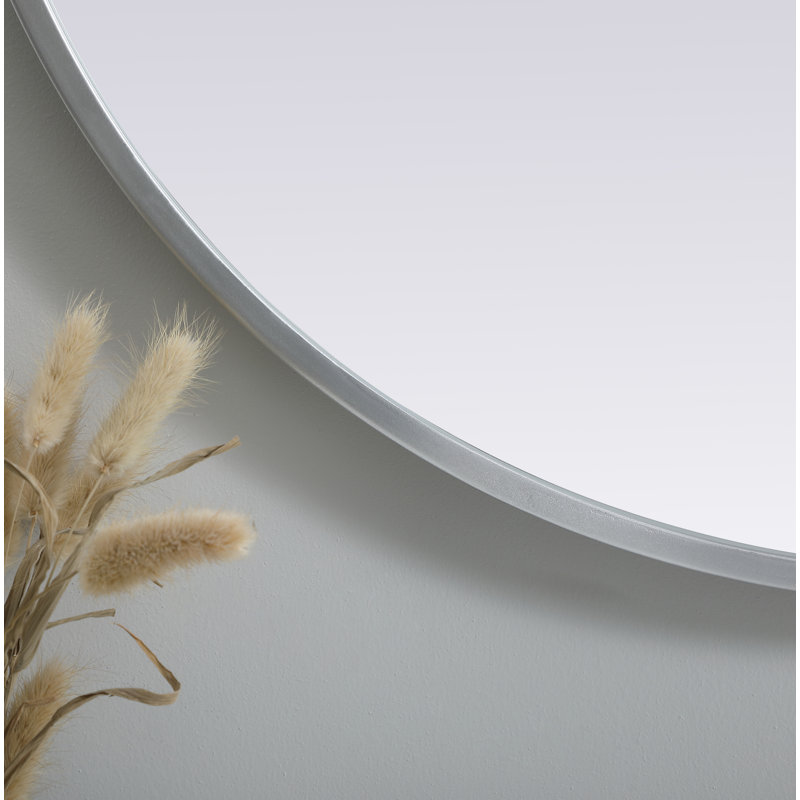 Miroir mural Sabine, Argent, 30 po x 24 po