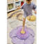 Floor Cushion Purple Poppy