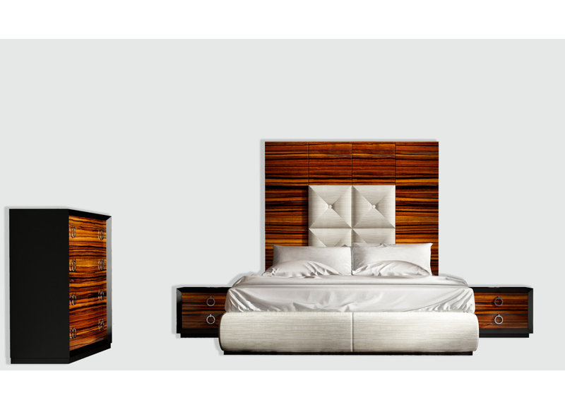 Klass 4 Piece Bedroom Set, Queen