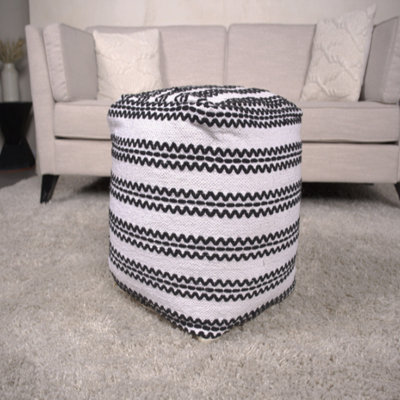 Pouf en tissu, repose-pieds