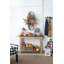 Art mural en métal 12,5 "x 3" x 37,5 "avec motif de grille