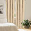 Rideaux à 4 panneaux East Urban Home Leopard, motif pois terre, pois caramel-1657456710