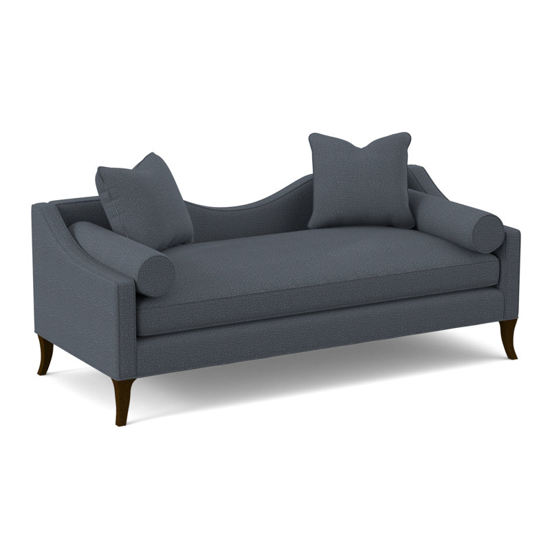 Chaise longue Audrey, Noyer américain, Neige Polly