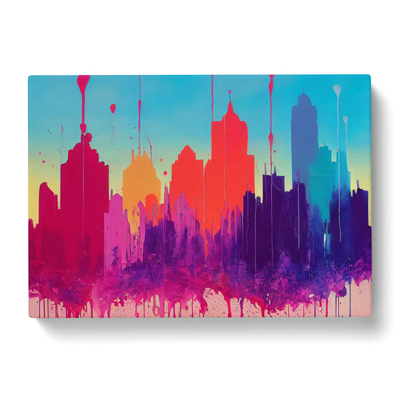 Skyscraper Skyline Vol.8 - Wrapped Canvas, 50cm H x 76cm W x 3cm D