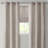 Basketweave Room Darkening Curtain Panel Pair With Thermal Foam Backing For Energy Efficiency And Noise Reduction-1273950744