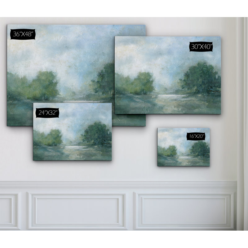 « summer après-midi », reproduction de peinture à l’acrylique sur toile, H 16 po x l 20 po x P 1,5 po