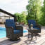 Ensemble de conversation extérieur en osier 2 personnes avec coussins pour terrasse, porche, jardin Mapleview-992330638-992330644