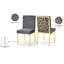 Chaise d'appoint rembourrée en velours Sansa-24010589-24010587