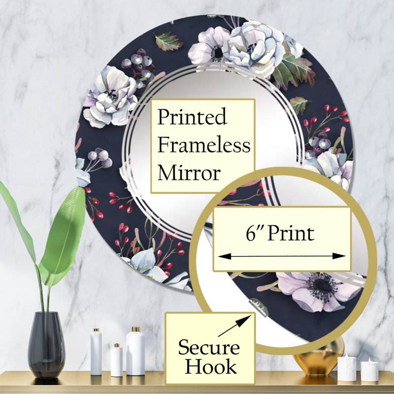 Miroir de salle de bain sans cadre, 32 po x 32 po