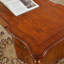 Bureau rectangulaire en bois massif avec tiroirs Walnut