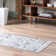 Tapis géométrique gris
