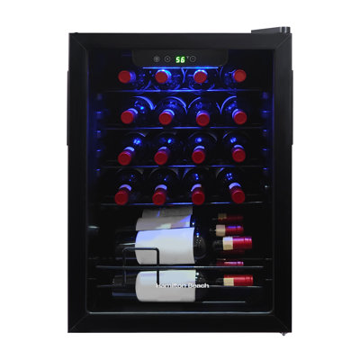Hamilton Beach 2.6 Cu. Ft. Wine And Beverage Cooler, 22-Bottle Beverage Centre with Touch Controls