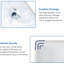 Lavabo de meuble-lavabo rectangulaire en céramique - blanc pur, bol profond, durable en porcelaine blanche rectangulaire, fabrication