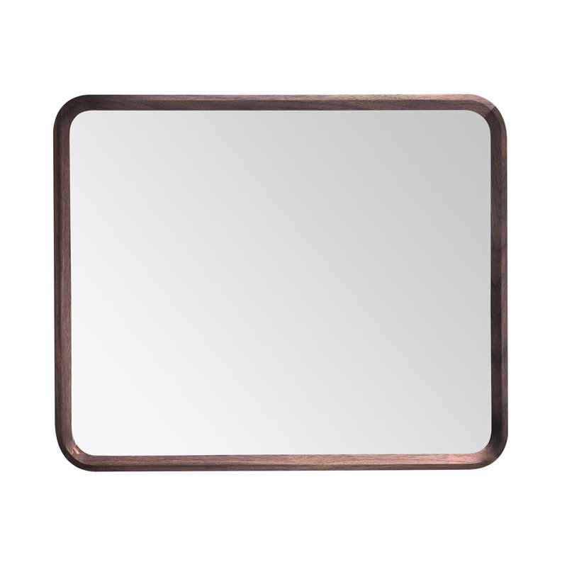 Vela Mirror, Dark Walnut, 29.5" x 35.5"