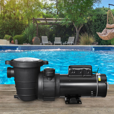 Pompe de piscine hors terre 1,5 HP / 0,35 HP Pompe de piscine à double vitesse 110 GPM / 52 GPM