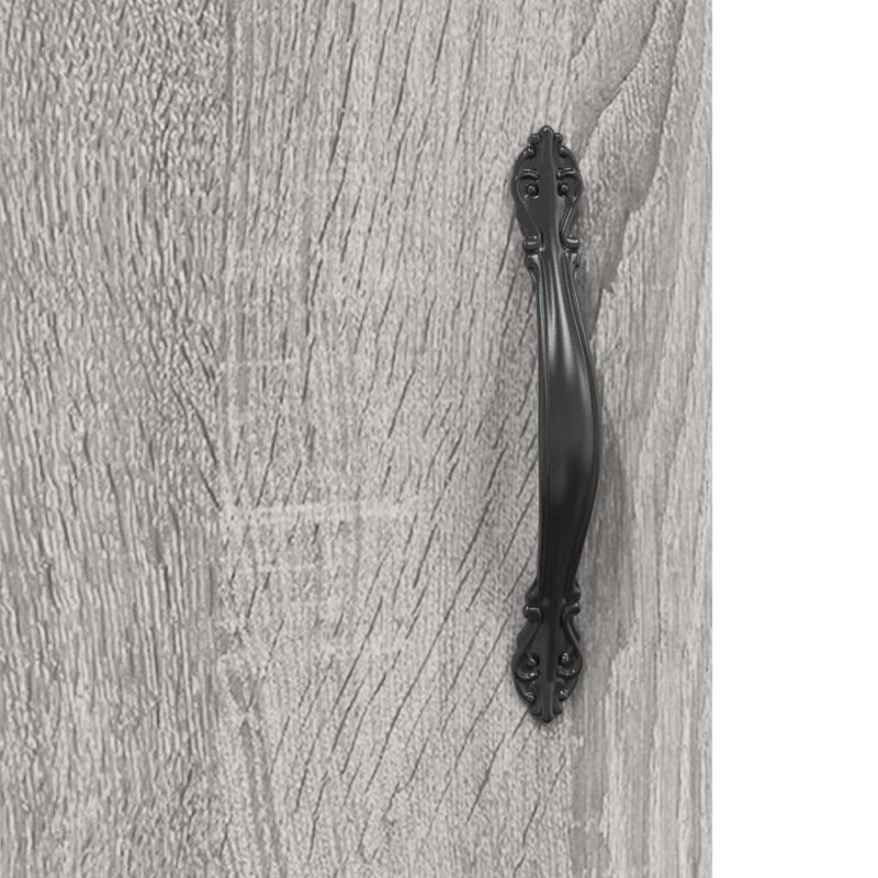 Hysham Metal 1 - Door Standard Accent Cabinet, Grey Sonoma