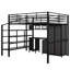 Lit mezzanine pour enfant Jarald