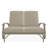 Belle Isle Cushion Deep Seating 2-Seat Glider-98713259-98358541