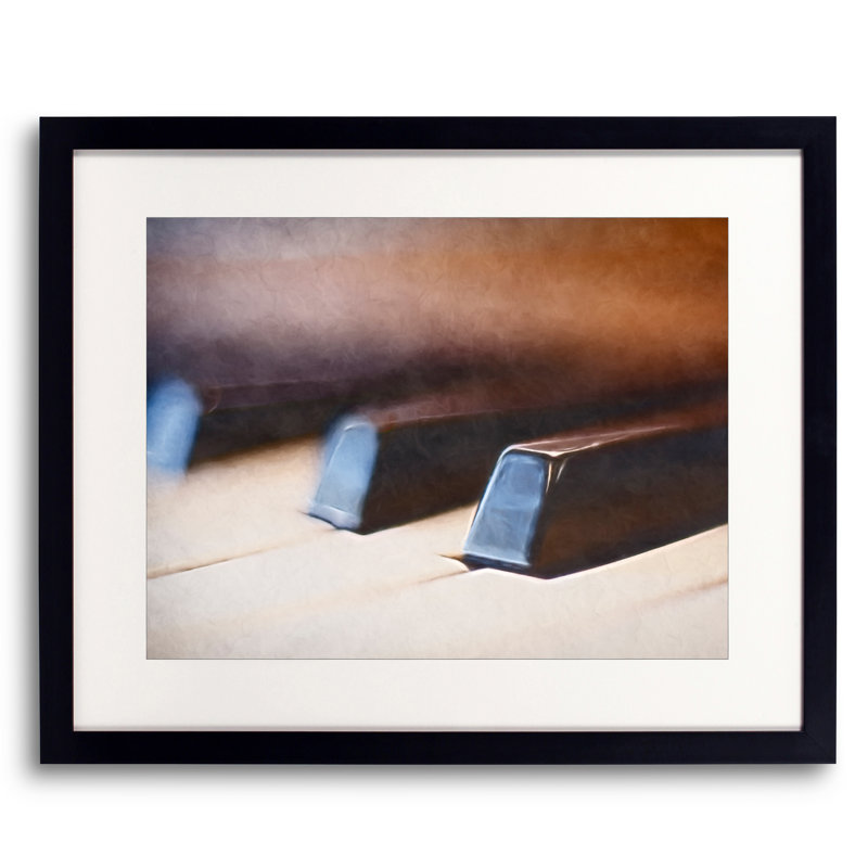 The Black Keys Print by Scott Norris, Black Framed Paper, 17.25" H x 21.25" W
