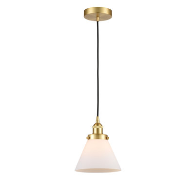 Mini-luminaire suspendu 1 lumière Cone