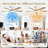 Damecia 52" 5 - Blade LED Propeller Ceiling Fan with Remote Control and Light Kit Included-183629949