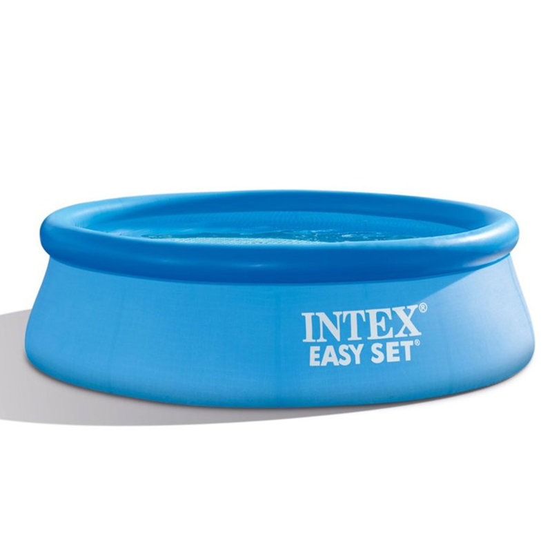 Intex 8-Foot Round Blue Inflatable Above Ground Pool