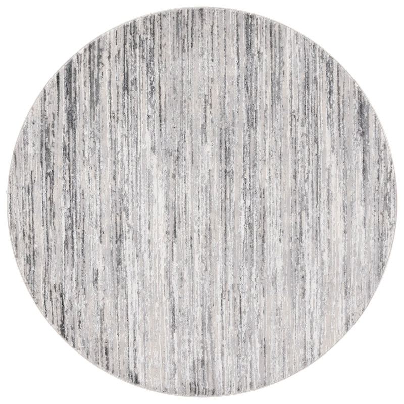 Oaksmeade Performance Abstract Rug, Round 6'7"