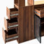 Grande armoire de rangement multifonctionnelle en bois pour l'organisation de couloir-1595113487