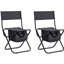 Chaise pliante d'extérieur avec espace de rangement - Robuste pour les loisirs-142704435