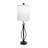 Kodiak Iron Stack Table Lamp w/ Rough Sawn Base