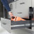 Series' 128 In. W X 79 H 20 D 7 Garage Cabinet A, With Elegant Metallic Gray Finish, Mechanism For Drawers And Doors, Water Heat Feature, 2X Thicker Edge Banding, E0-Grade , Shelf Provision, Double