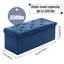 Fabric Upholstered Storage Bench