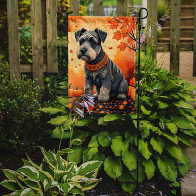 Drapeau de jardin double en polyester H 15,5 po x l 11,25 po
