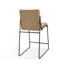 Tabouret de comptoir Madison en cuir synthétique miel-1236795755