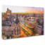 Calle Gran Via In Madrid Spain Painting - Wrapped Canvas-56654639
