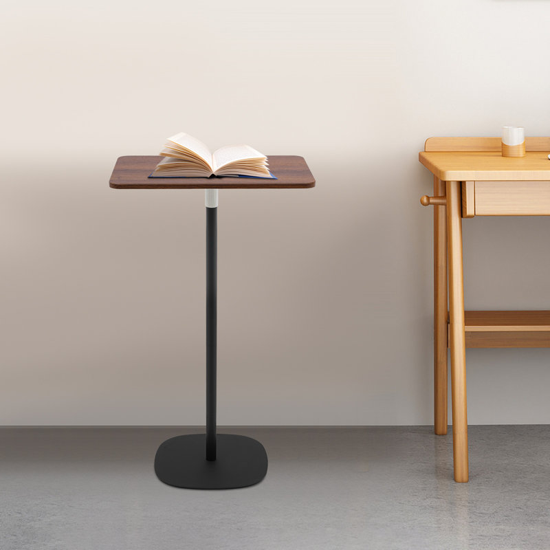 Support pour ordinateur portable, Brun foncé, Noir