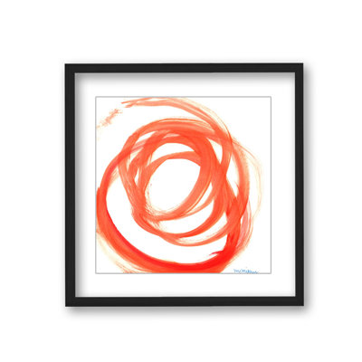 " Orange Swirl II " by Leslie Owens
