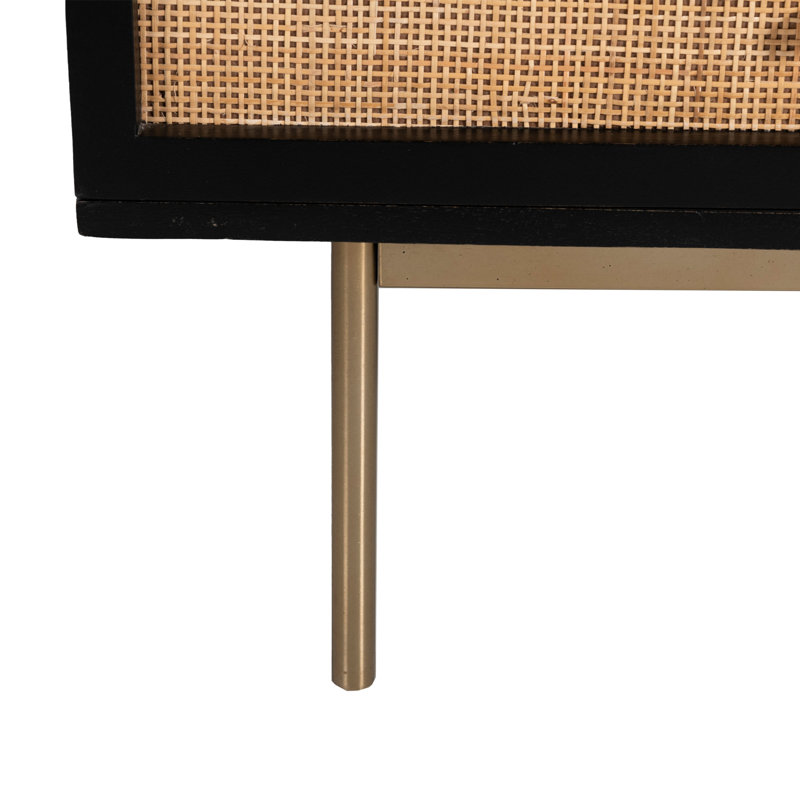Bridewell Solid Wood Top Single Coffee Table, Black