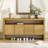 60" 4-Door Storage Sideboard with Open Shelf-113888969