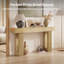 Table de véranda en bois avec console de 63 pouces-1513327372