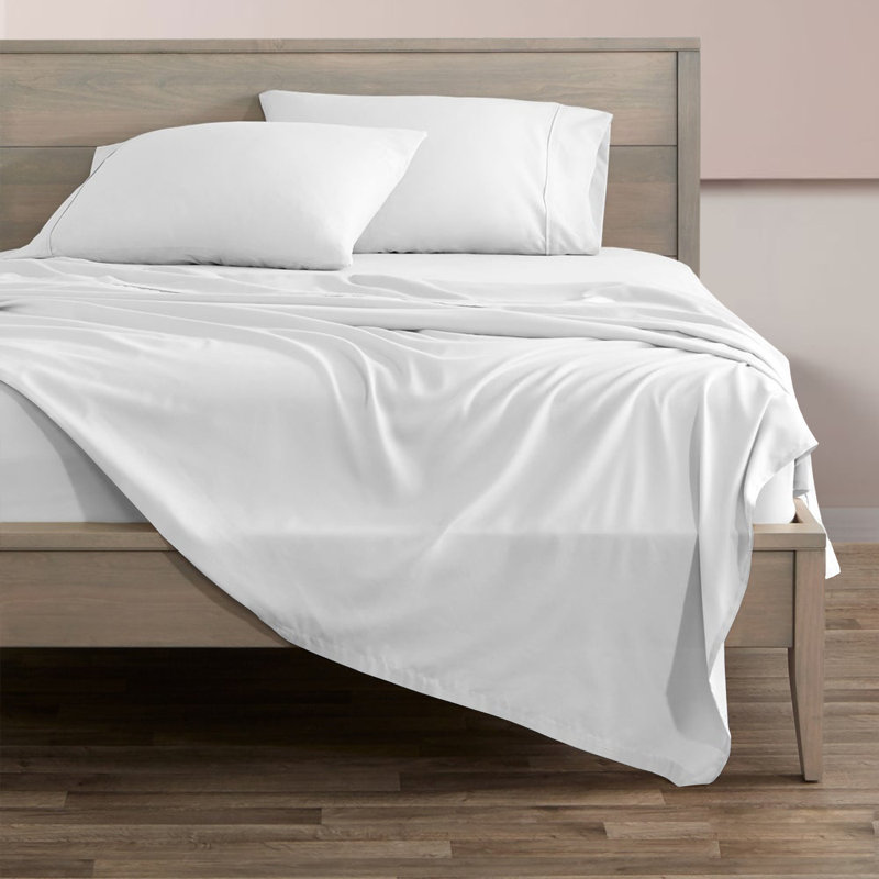 Organic Sateen Flat Sheet, Twin Flat Sheet, Ivory