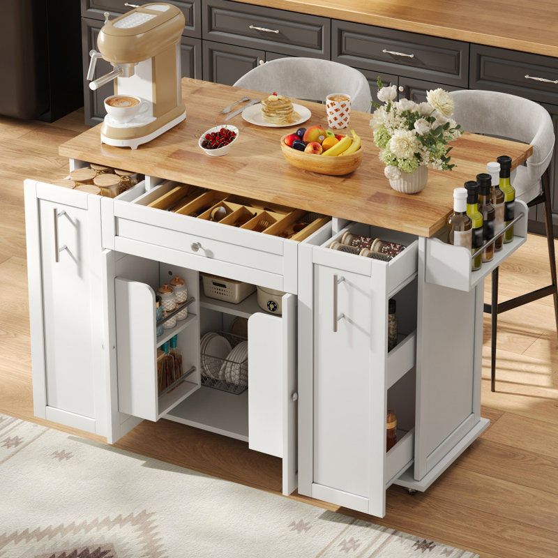 120 cm W Kitchen Island with Top