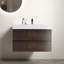 Meuble-lavabo de salle de bain avec lavabo, grand meuble-lavabo flottant mural de rangement, lavabo blanc une pièce sans drain ni robinet, pré-assemblé-622637873-622637878-622637875