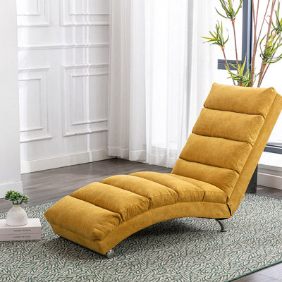 Chaise longue en lin, chaise longue moderne pour bureau ou salon