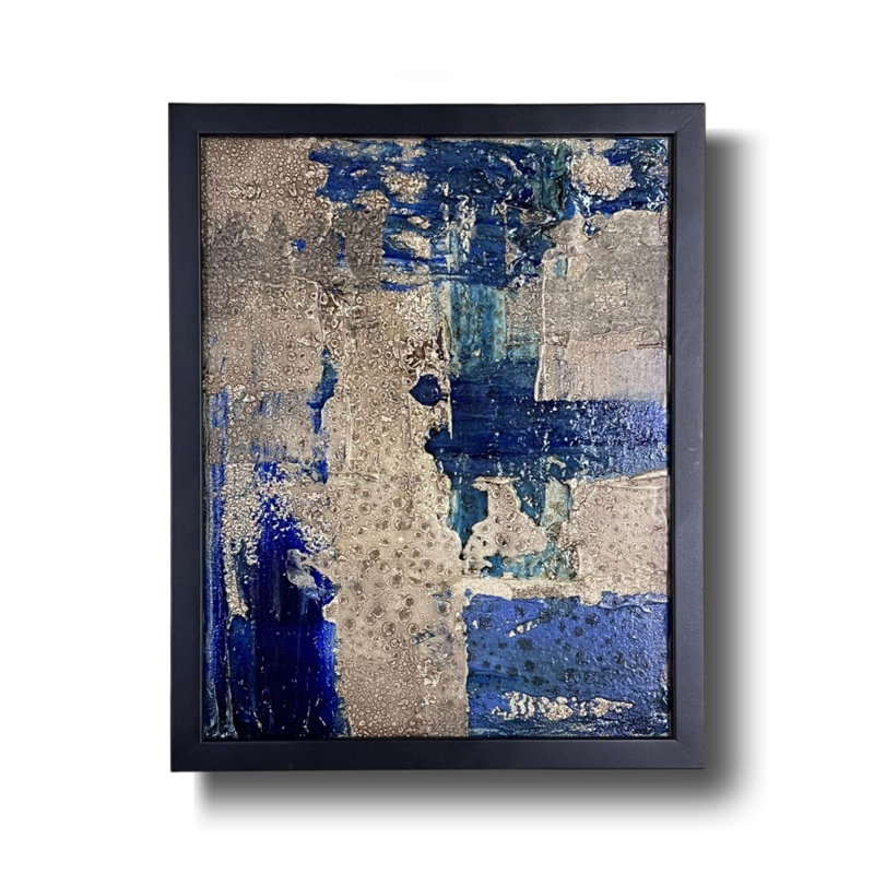 Marée basse n ° 1 - Peinture abstraite à technique mixte par J. Kent Martin