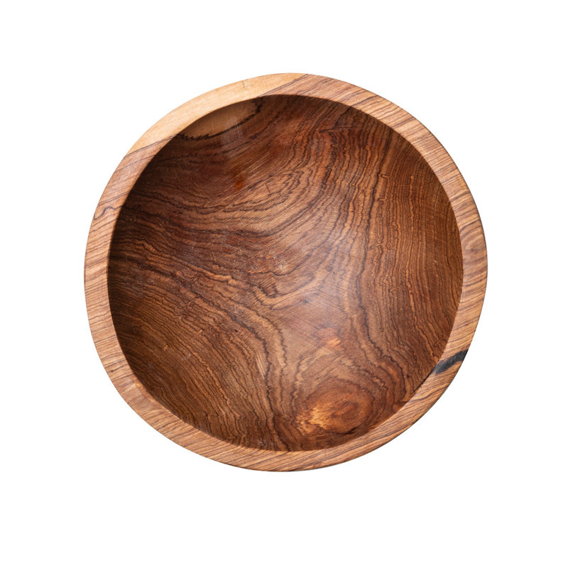 Olive Wood Bowl, 2" H x 6" W x 6" D