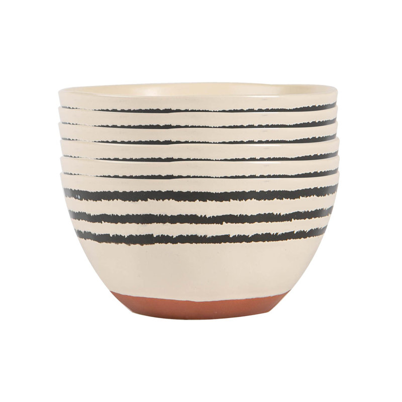 Set of 6 Ceramic Cereal Bowl Set