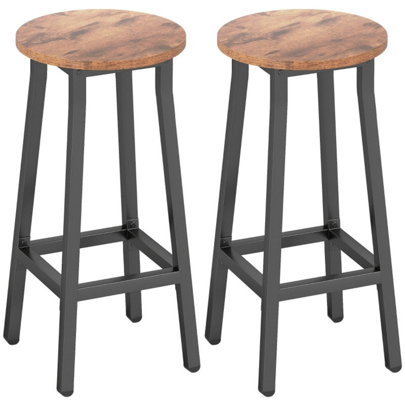 Counter Stool with Metal Frame