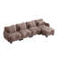 Canapé modulaire avec repose-pieds et coussins lombaires ergonomiques Cloudscape-133276929